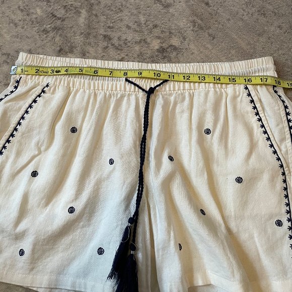 Old Navy Mid-Rise Linen-Blend Shorts for Women - Picture 8 of 10